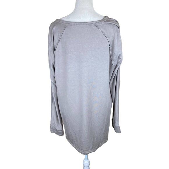Soft Surroundings Jersey Exposed Seam Tunic Top Size Large - Picture 5 of 9
